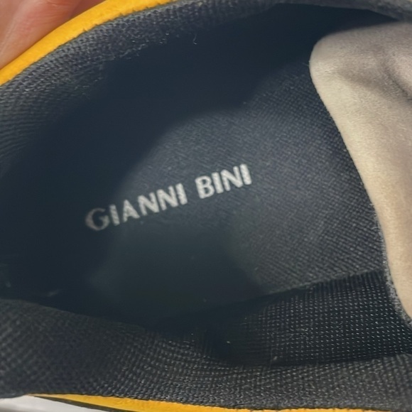 Gianni Bini Troye Chunky Taupe/Multi ColorLace-Up Sneakers - Picture 11 of 12